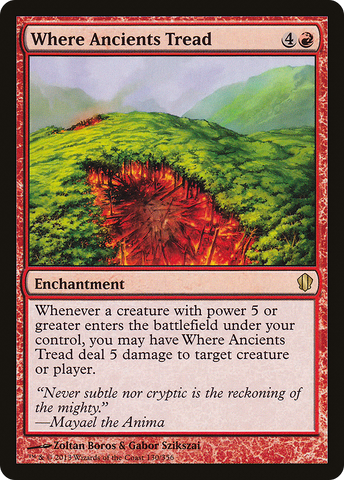 Where Ancients Tread (C13-130)  - Commander 2013