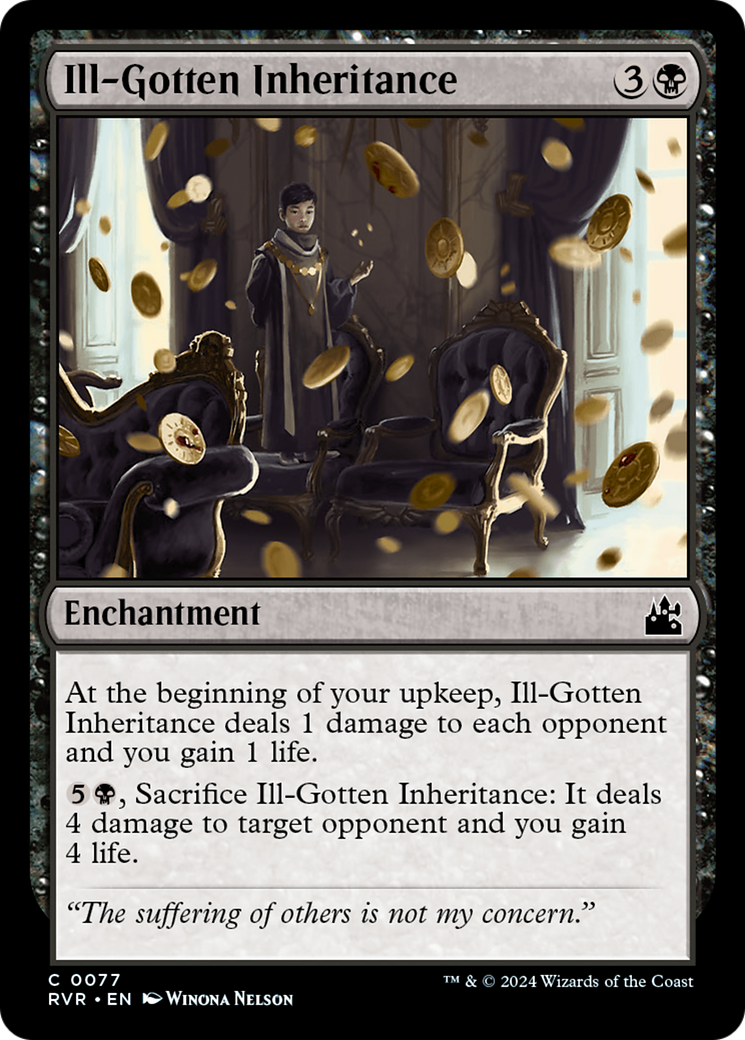 Ill-Gotten Inheritance (RVR-077)  - Ravnica Remastered