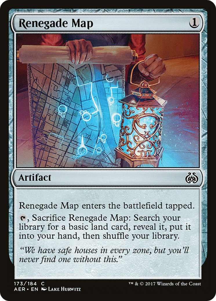Renegade Map (AER-173)  Foil - Aether Revolt