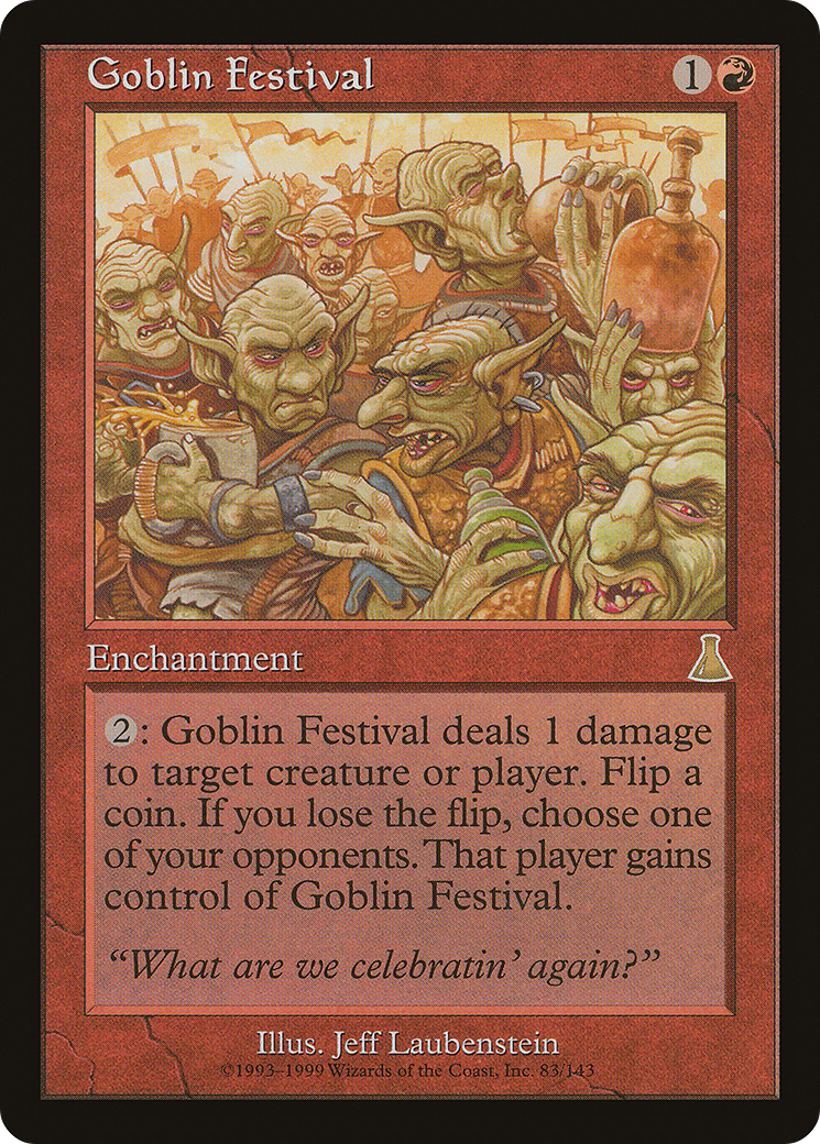 Goblin Festival (UDS-083)  Foil - Urza's Destiny