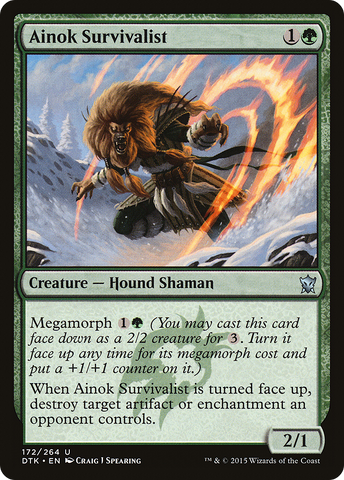 Ainok Survivalist (DTK-172)  Foil - Dragons of Tarkir