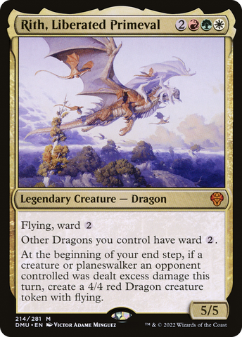 Rith, Liberated Primeval (DMU-214)  Foil - Dominaria United