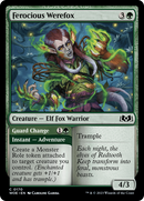 Ferocious Werefox (WOE-170)  Foil - Wilds of Eldraine