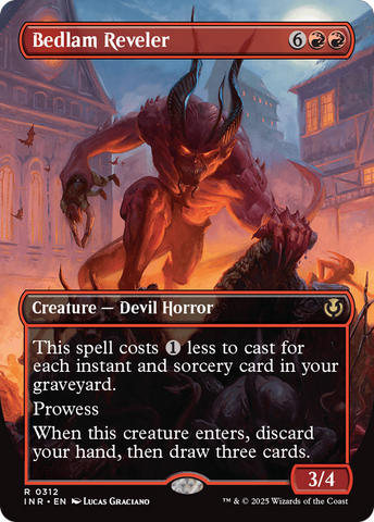 Bedlam Reveler (Borderless) (INR-312)  - Innistrad Remastered