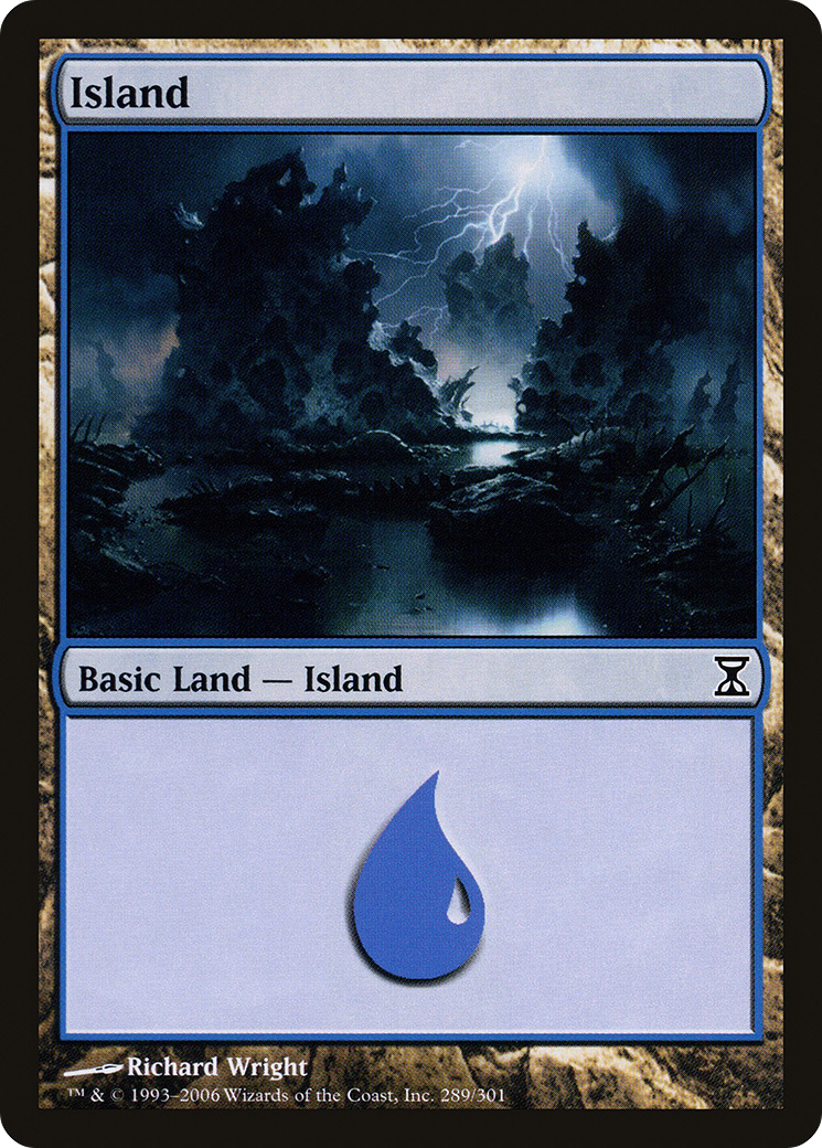 Island (289) (TSP-289)  Foil - Time Spiral