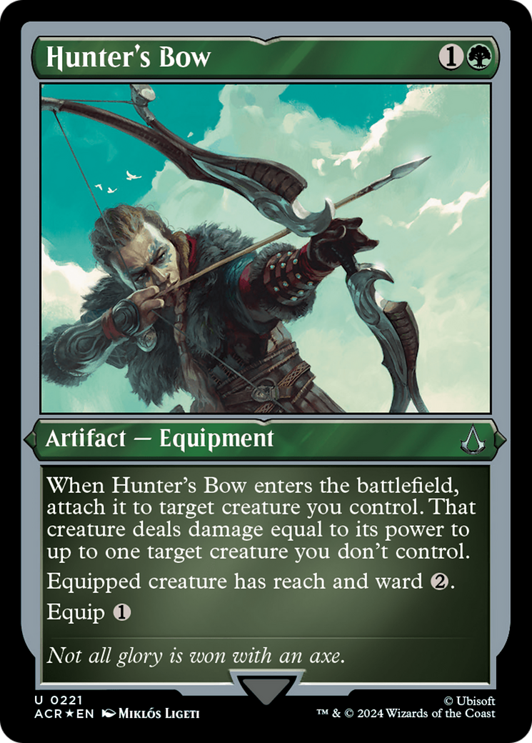 Hunter's Bow (ACR-221)  Etched Foil - Assassin's Creed