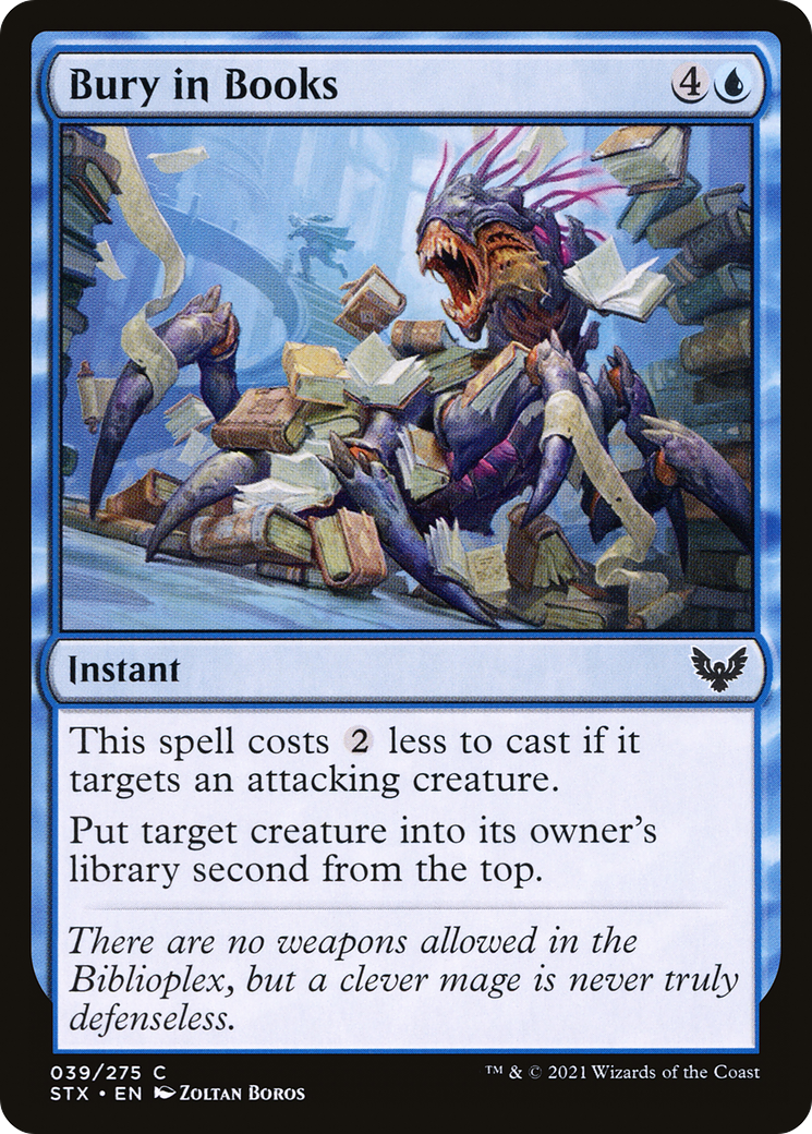 Bury in Books (STX-039)  Foil - Strixhaven: School of Mages