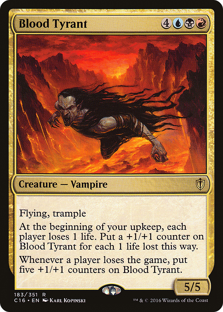 Blood Tyrant (C16-183)  - Commander 2016