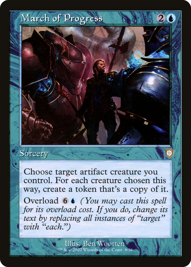 March of Progress (Retro Frame) (BRC-008)  - The Brothers' War Commander