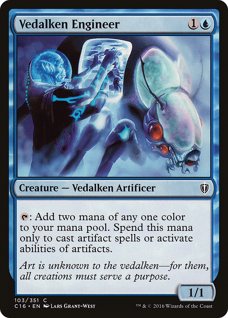 Vedalken Engineer (C16-103)  - Commander 2016