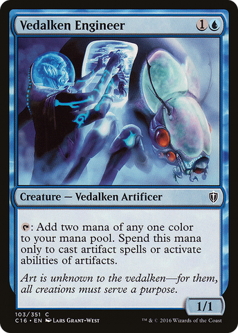 Vedalken Engineer (C16-103)  - Commander 2016