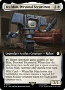 Yes Man, Personal Securitron (Extended Art) (PIP-373) - Fallout: (Extended Art) Foil