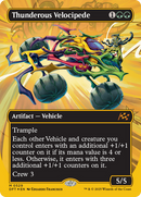 Thunderous Velocipede (Borderless) (First-Place Foil) (DFT-529)  Foil - Aetherdrift
