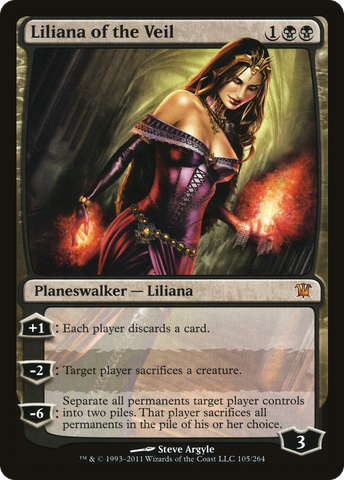 Liliana of the Veil (ISD-105)  Foil - Innistrad