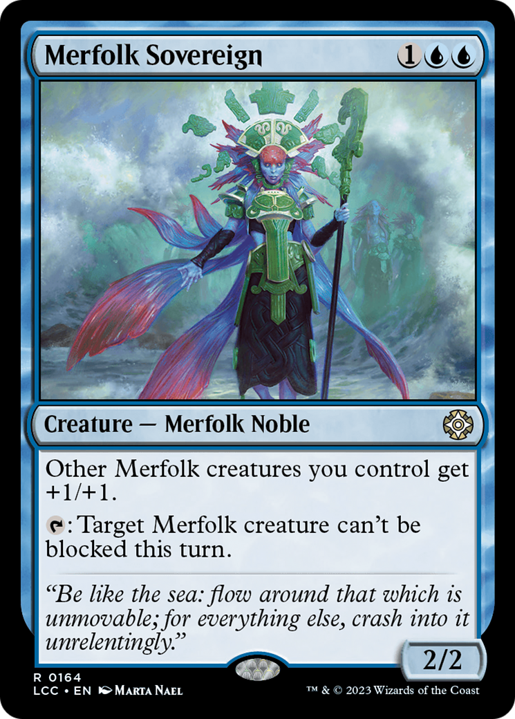 Merfolk Sovereign (LCC-164)  - The Lost Caverns of Ixalan Commander