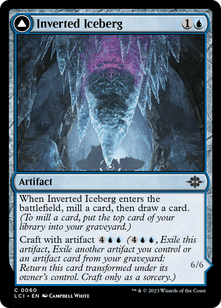 Inverted Iceberg (LCI-060)  Foil - The Lost Caverns of Ixalan