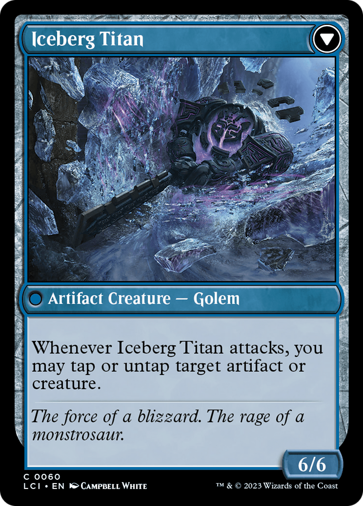 Inverted Iceberg (LCI-060)  Foil - The Lost Caverns of Ixalan