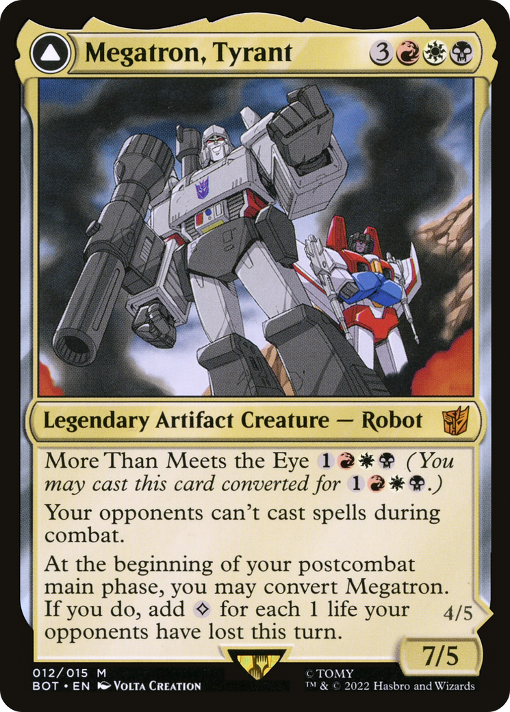 Megatron, Tyrant (BOT-012) - Transformers: (convertdfc)