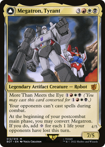 Megatron, Tyrant (BOT-012) - Transformers: (convertdfc)
