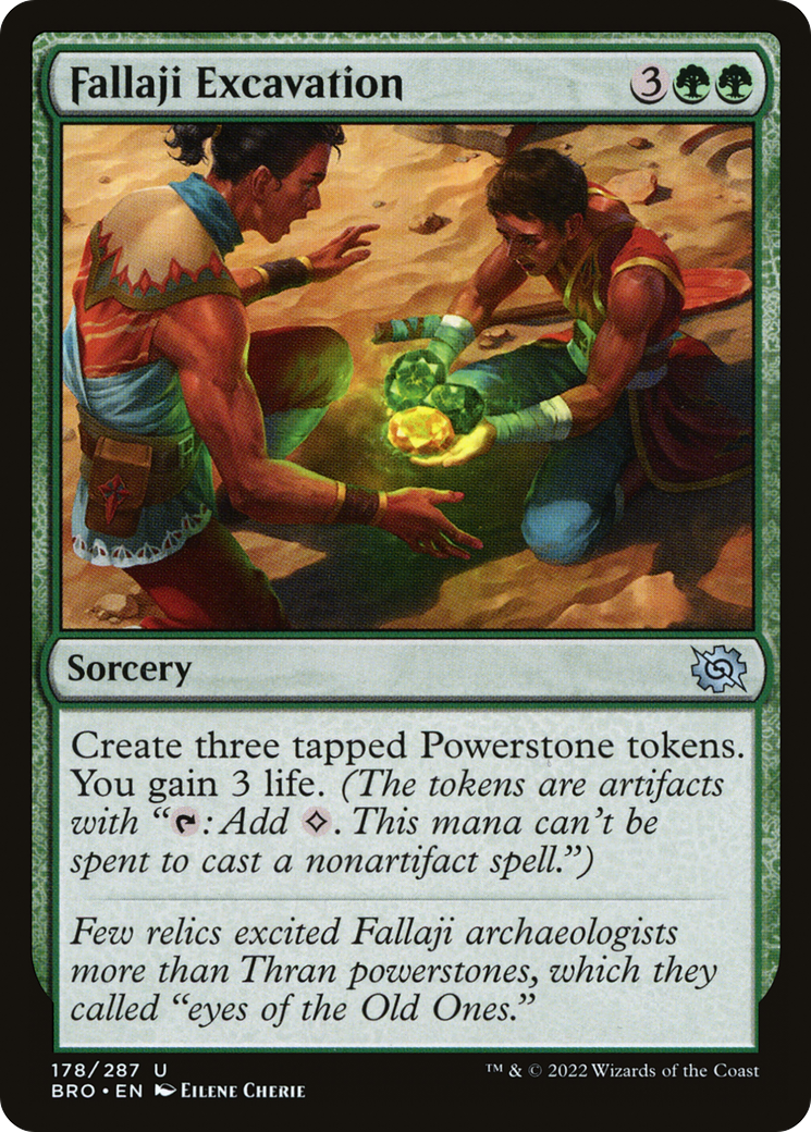 Fallaji Excavation (BRO-178)  Foil - The Brothers' War