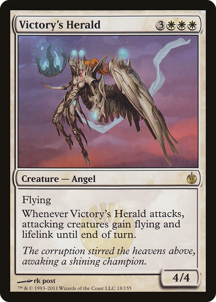 Victory's Herald (MBS-018)  Foil - Mirrodin Besieged