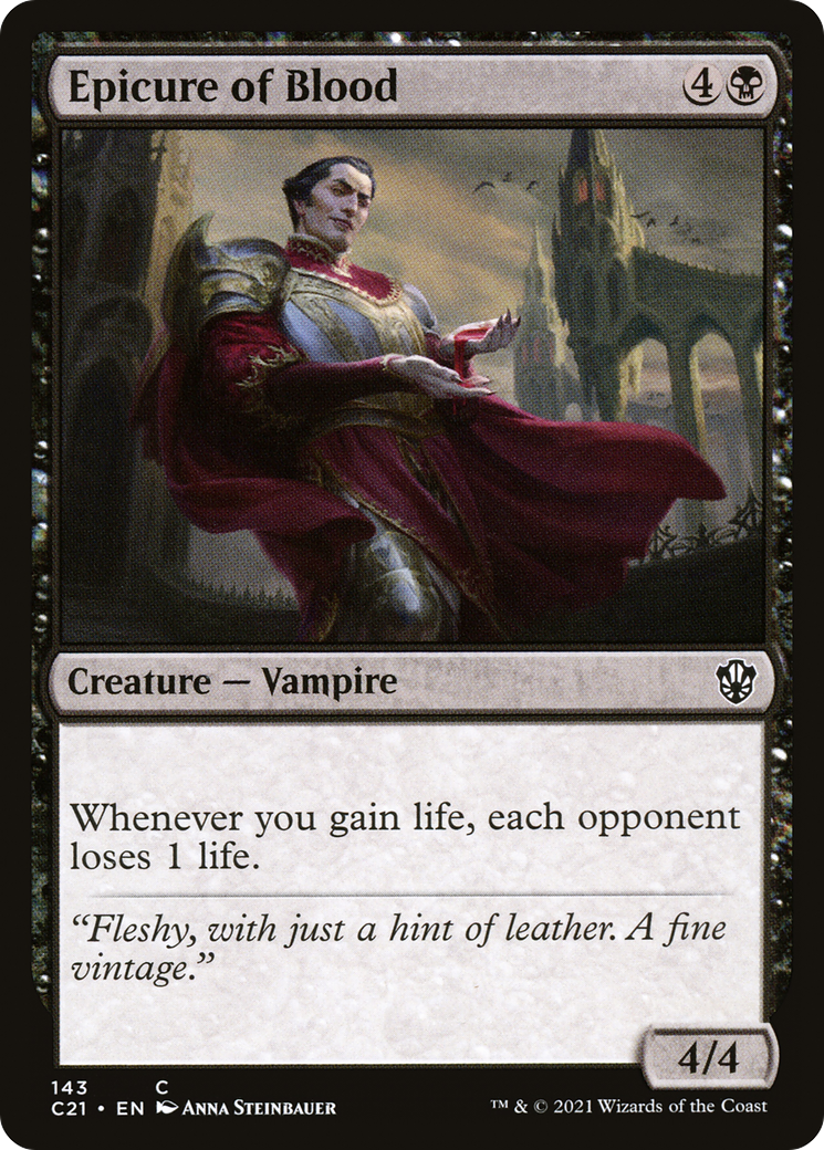 Epicure of Blood (C21-143)  - Commander 2021