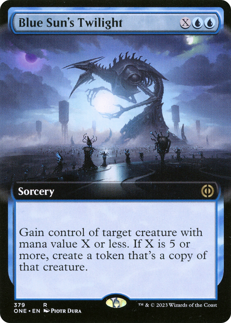 Blue Sun's Twilight (Extended Art) (ONE-379)  - Phyrexia: All Will Be One: (Extended Art)