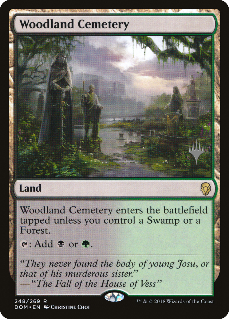 Woodland Cemetery (PPM20-248P) - Dominaria Promos