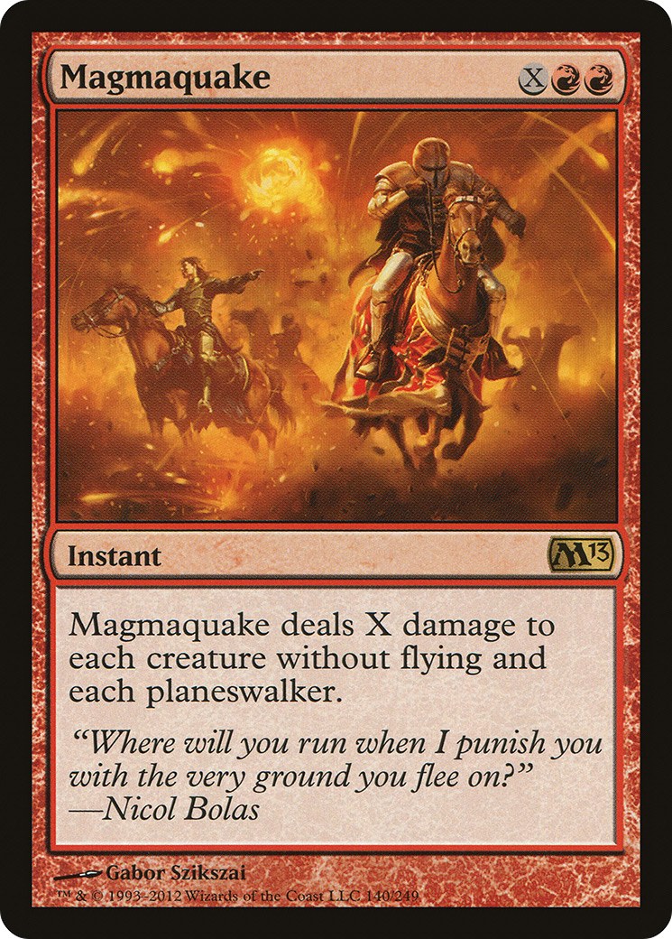 Magmaquake (M13-140) - Magic 2013 Foil