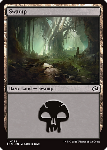 Swamp (0282) (TDM-282) - Tarkir: Dragonstorm
