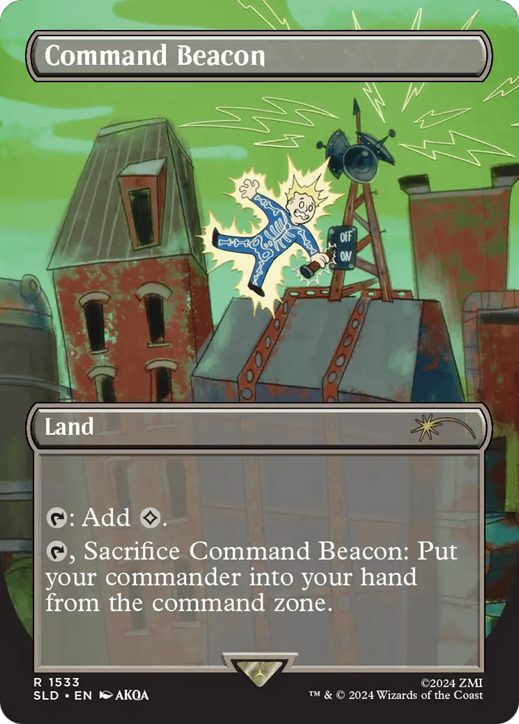 Command Beacon (SLD-1533)  - Secret Lair Drop (Borderless)