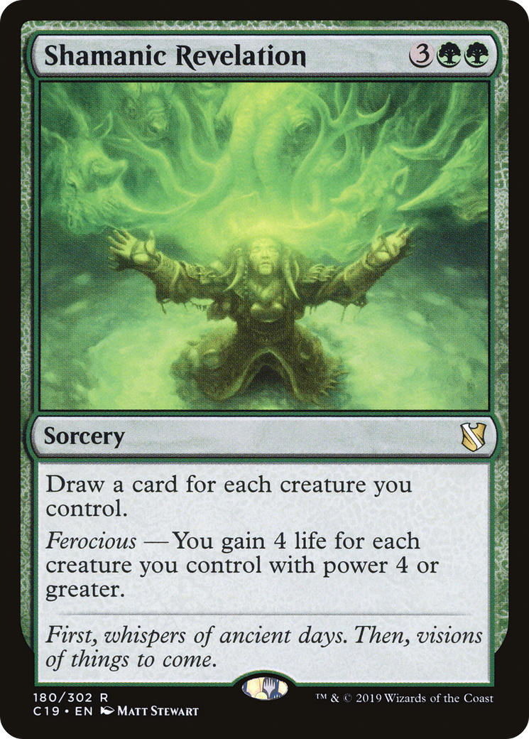 Shamanic Revelation (C19-180)  - Commander 2019