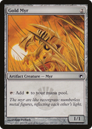 Gold Myr (SOM-157)  - Scars of Mirrodin