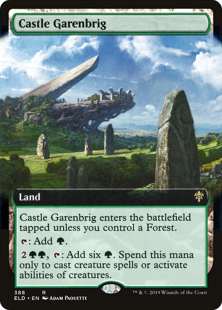 Castle Garenbrig (Extended Art) (ELD-388)  Foil - Throne of Eldraine: (Extended Art)