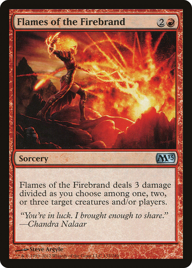 Flames of the Firebrand (M13-132)  - Magic 2013