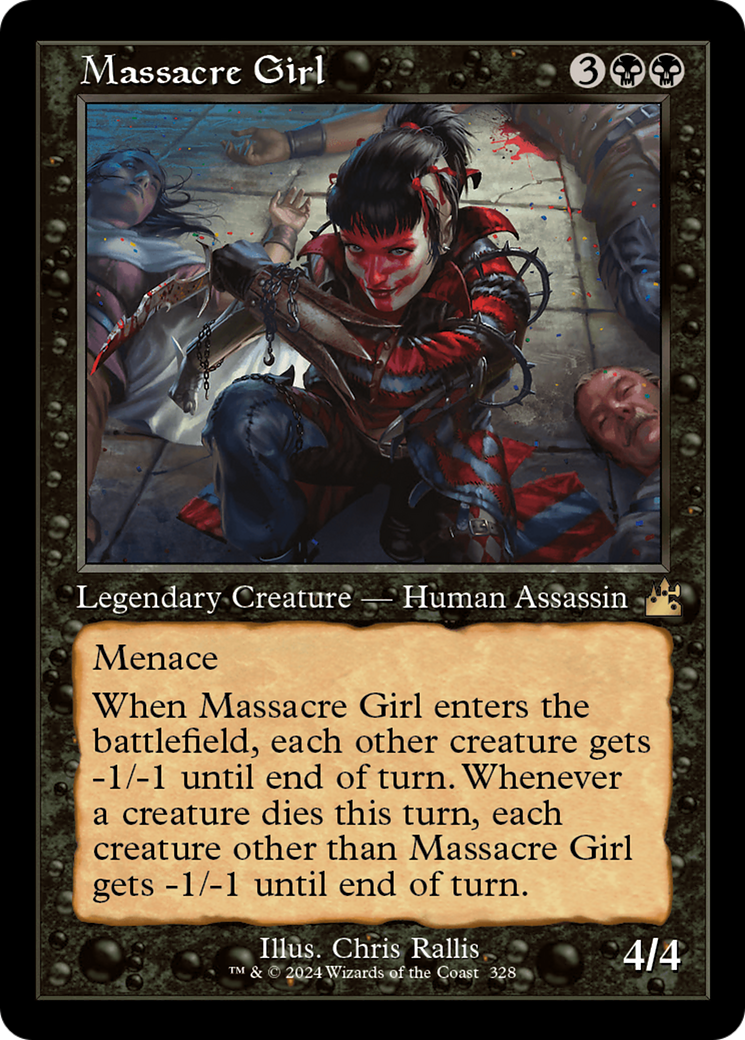 Massacre Girl (Retro Frame) (RVR-328)  - Ravnica Remastered