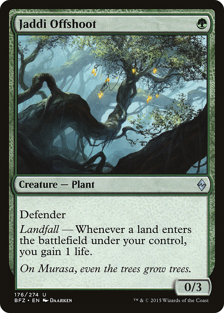 Jaddi Offshoot (BFZ-176)  - Battle for Zendikar