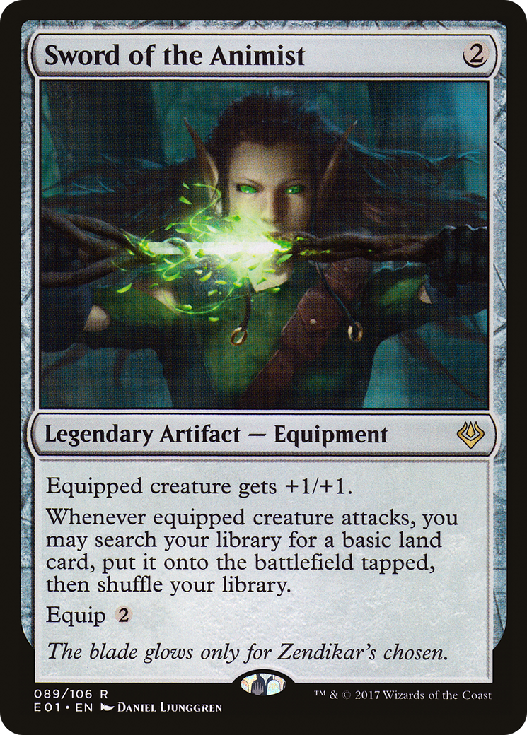 Sword of the Animist (AC2-089)  - Archenemy: Nicol Bolas