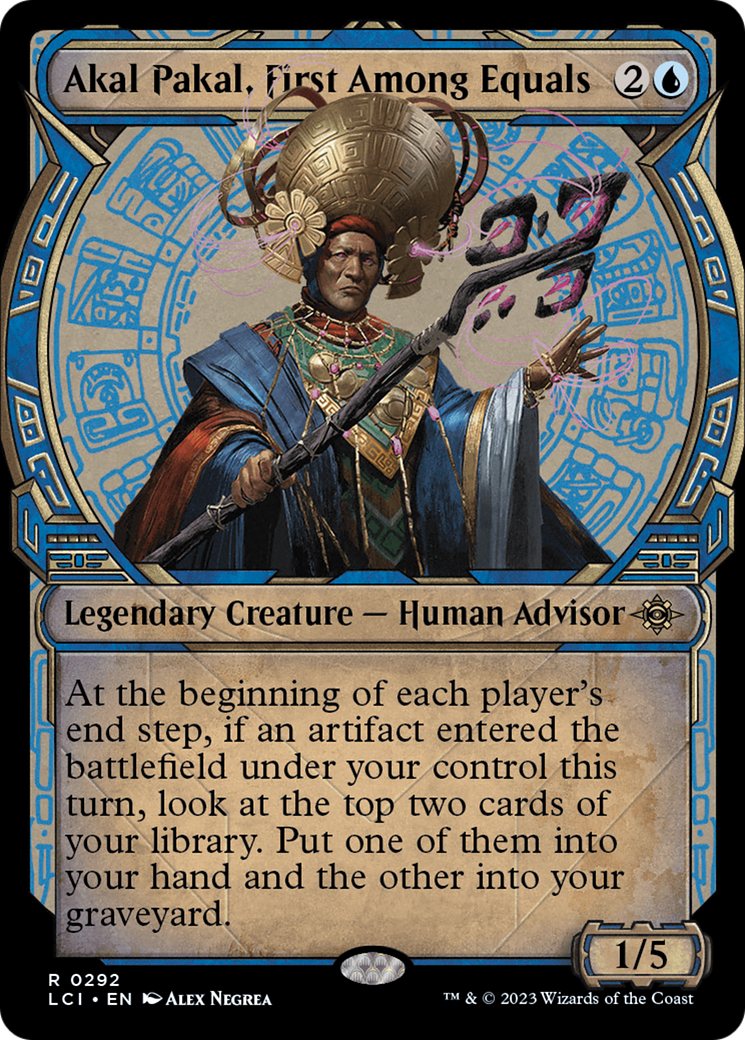 Akal Pakal, First Among Equals (Showcase) (LCI-292)  Foil - The Lost Caverns of Ixalan: (Showcase)