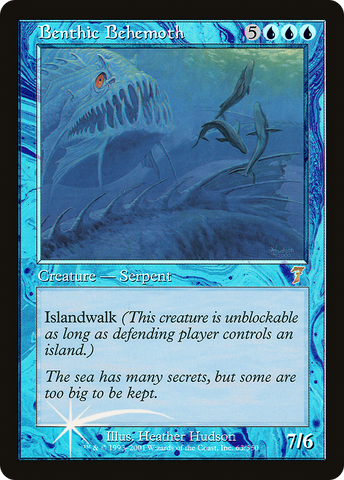 Benthic Behemoth (7ED-63★) - Seventh Edition Foil