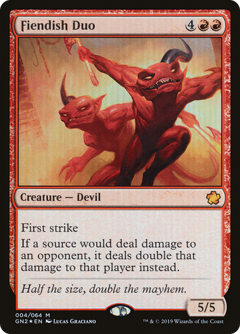 Fiendish Duo (GN2-004)  Foil - Game Night 2019