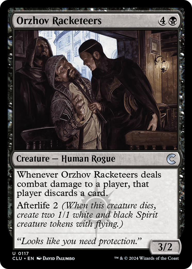 Orzhov Racketeers (CLU-117)  - Ravnica: Clue Edition