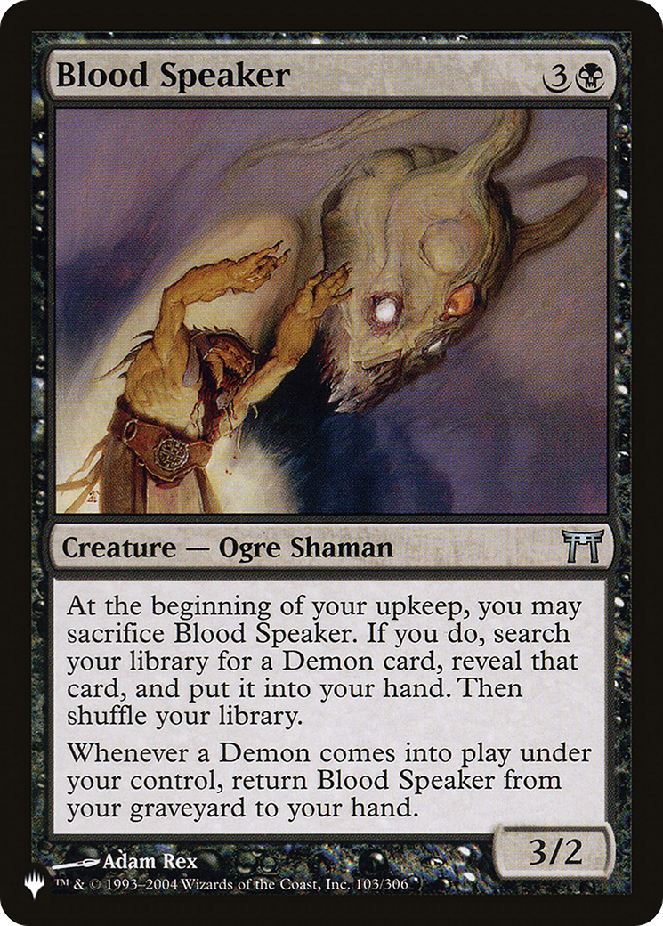 Blood Speaker (LIST-CHK-103)  - The List