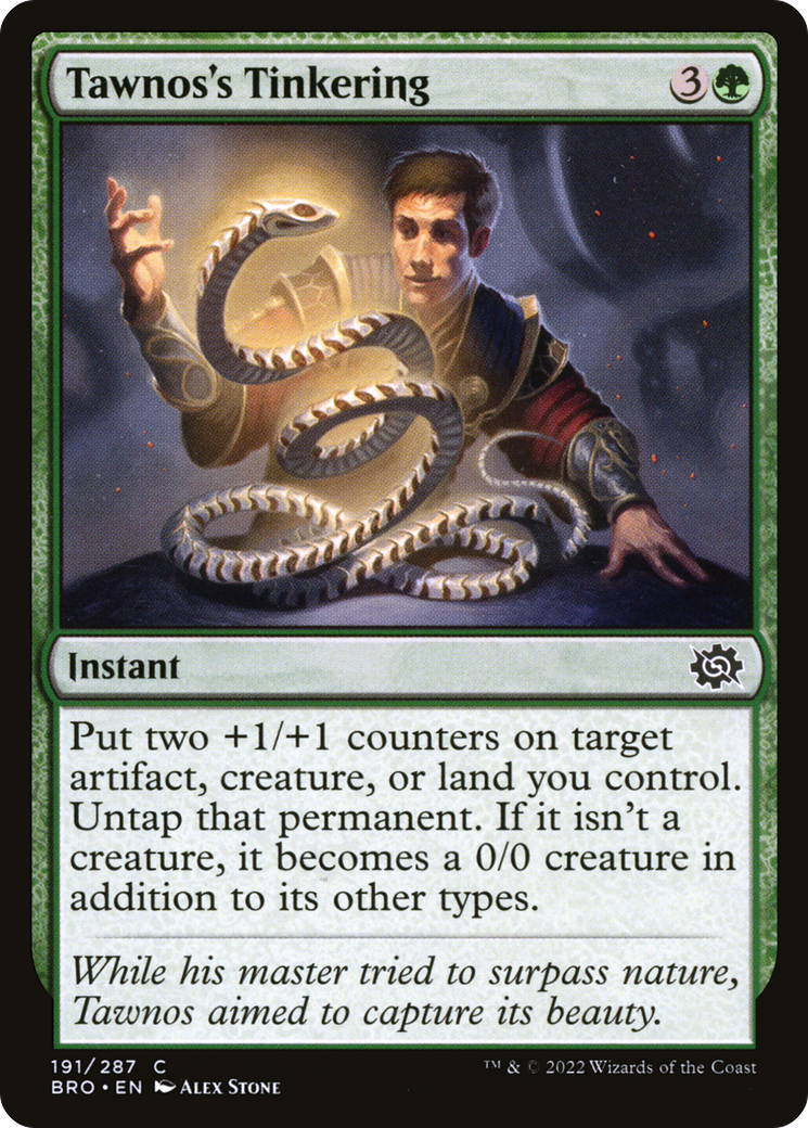 Tawnos's Tinkering (BRO-191)  Foil - The Brothers' War