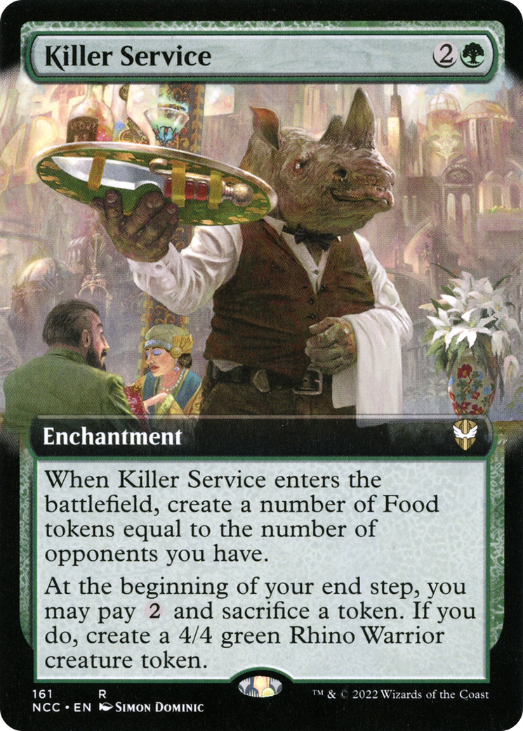 Killer Service (Extended Art) (NCC-161)  - New Capenna Commander: (Extended Art)
