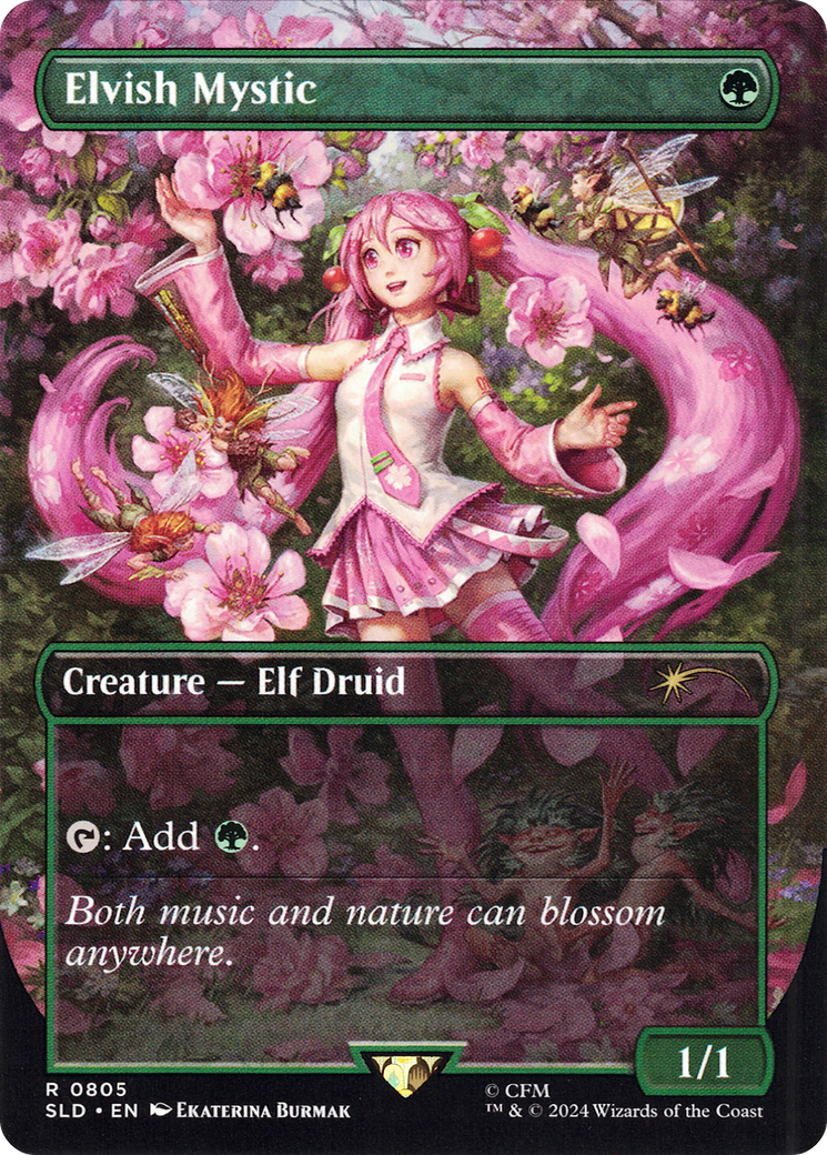 Elvish Mystic (0805) (SLD-805)  - Secret Lair Drop