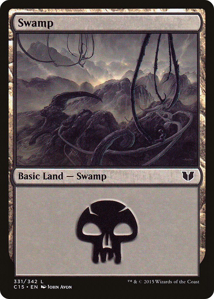 Swamp (331) (C15-331)  - Commander 2015