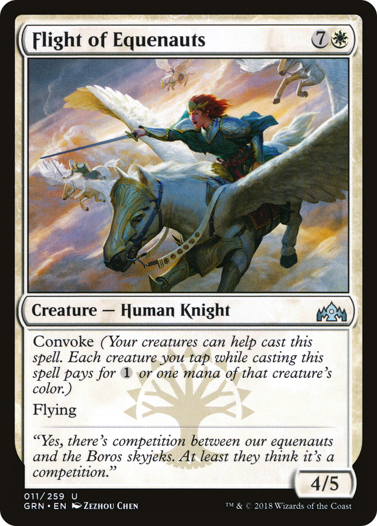 Flight of Equenauts (GRN-011)  Foil - Guilds of Ravnica