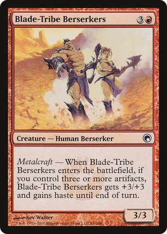 Blade-Tribe Berserkers (SOM-084)  - Scars of Mirrodin