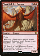 Wrathful Red Dragon (CLB-207)  - Commander Legends: Battle for Baldur's Gate